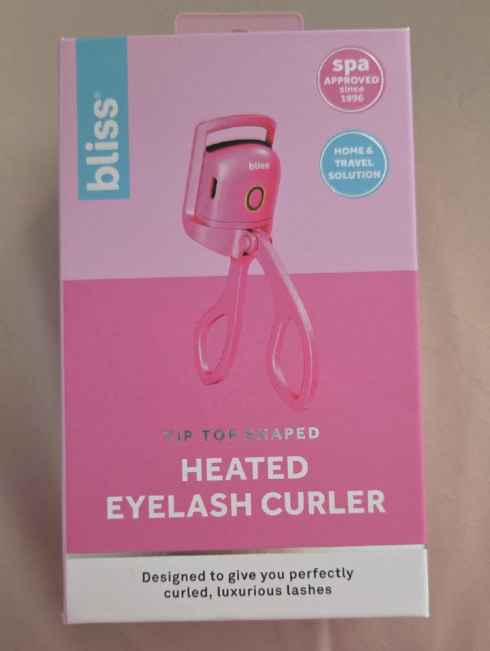 Bliss Heated Eyelash Curler - Pink